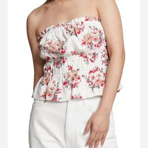 Paris Atelier & Other Stories Floral Tube Top